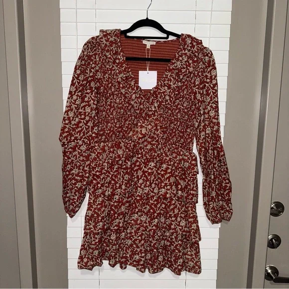 Anna Cate Floral Ruffle Mini Mia Dress - Picture 3 of 8